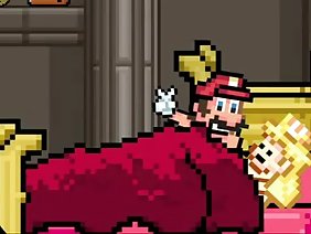 चॉकलेट के साथ गड़बड़ लड़की